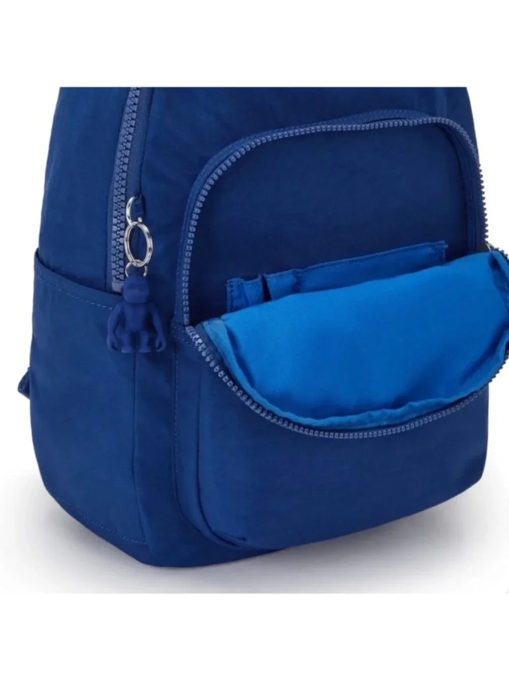 NWT Kipling Seoul Up to 15 in Laptop Large Backpack DEEP SKY BLUE  BP4233 School